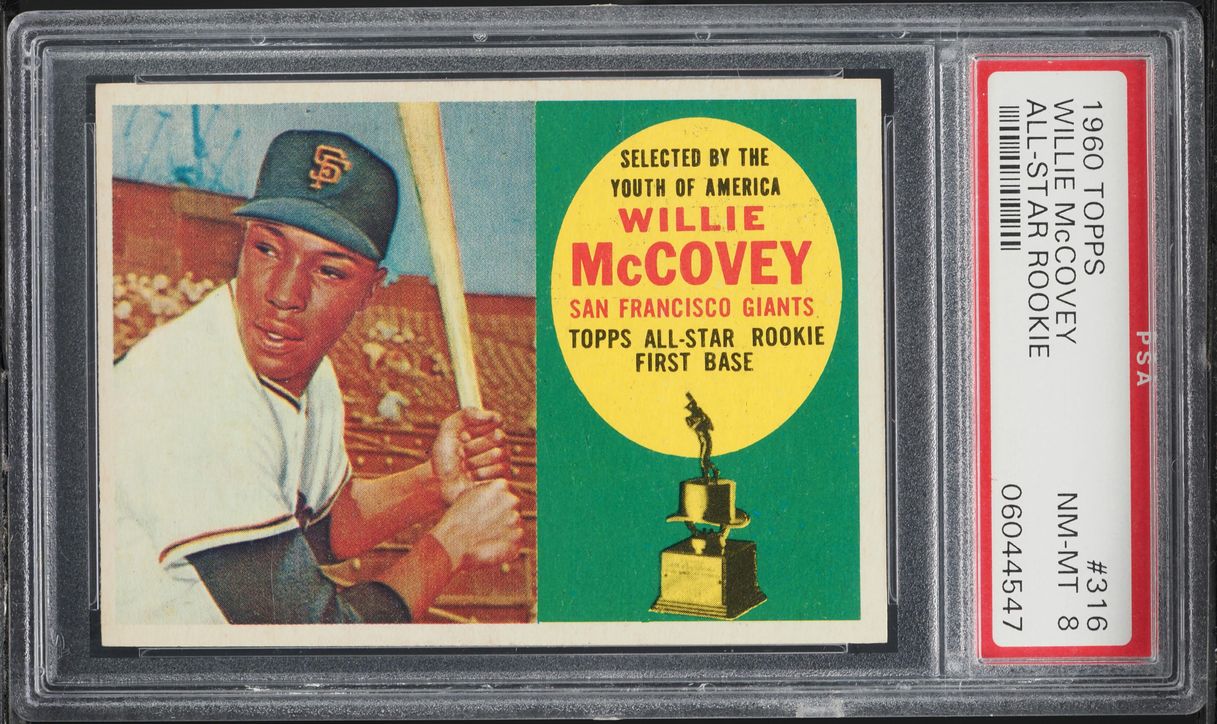 1960 Topps Willie McCovey ROOKIE #316 PSA 8 NM-MT