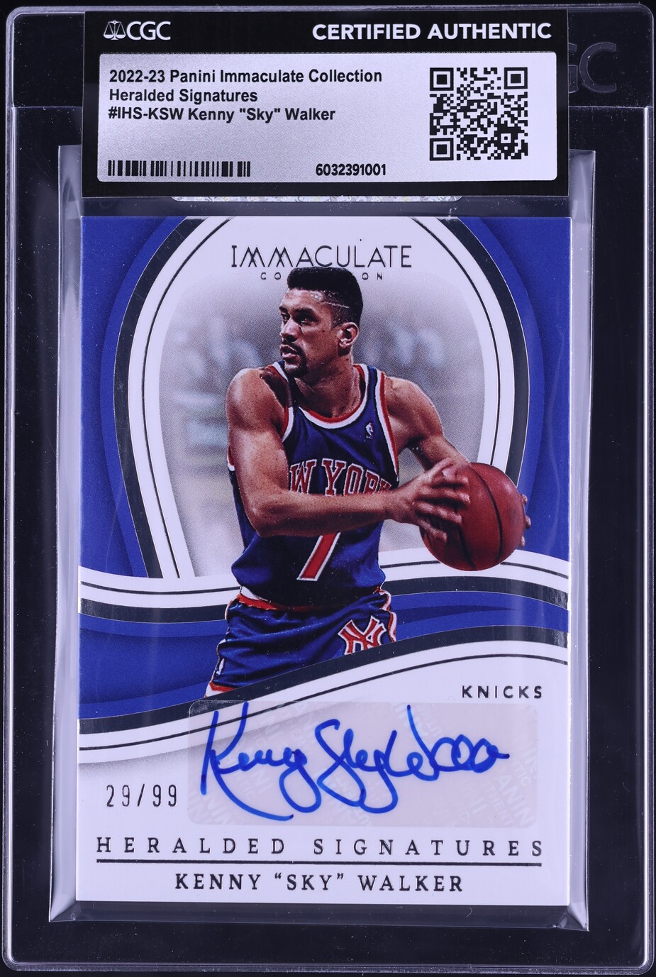 2022 Immaculate Collection Heralded Kenny 
