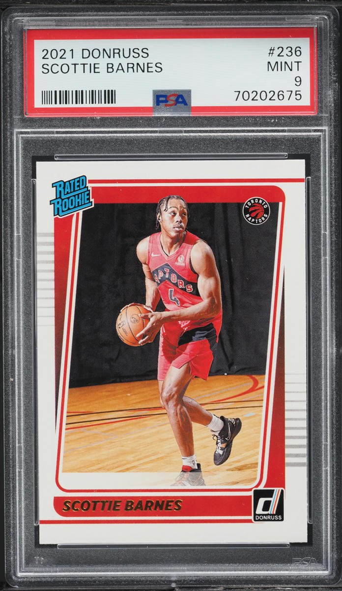 2021 Donruss Basketball Scottie Barnes ROOKIE #236 PSA 9 MINT