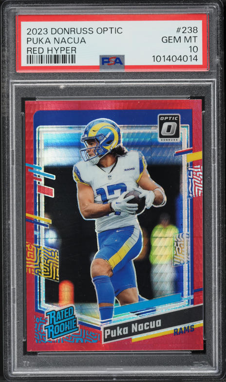 Carte Endrick 2023-24 Panini Donruss Optic Rated Rookie Argyle SP - Notée PSA 10 Gem Mint - Football