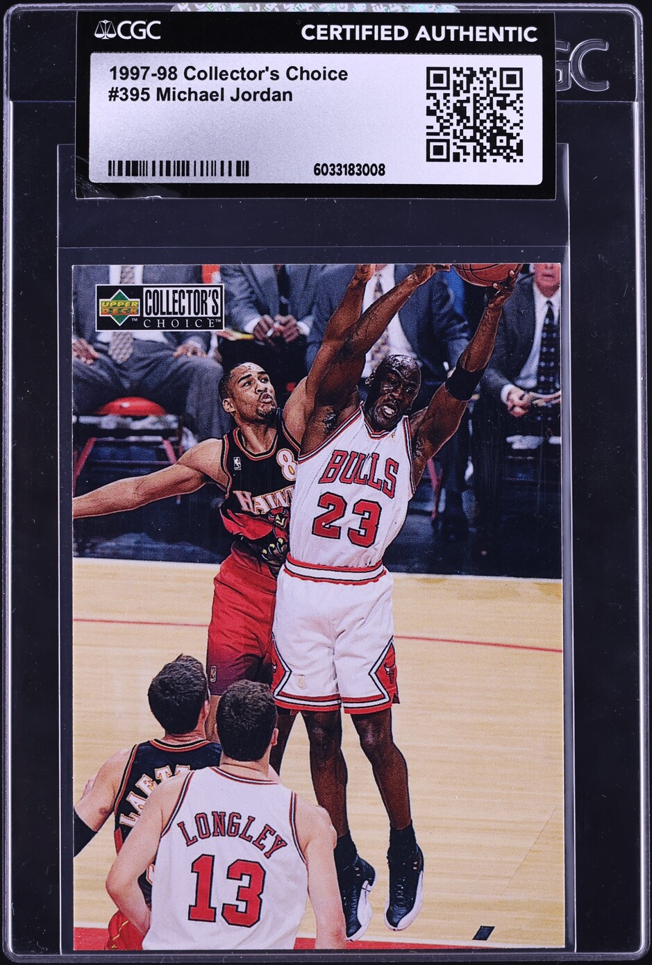 1997 Collector's Choice Michael Jordan #395 CGC AUTH