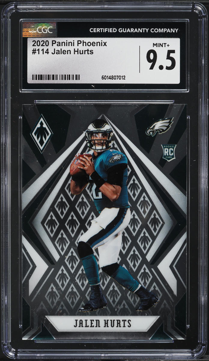 2020 Panini Phoenix Jalen Hurts ROOKIE #114 CGC 9.5 MINT+