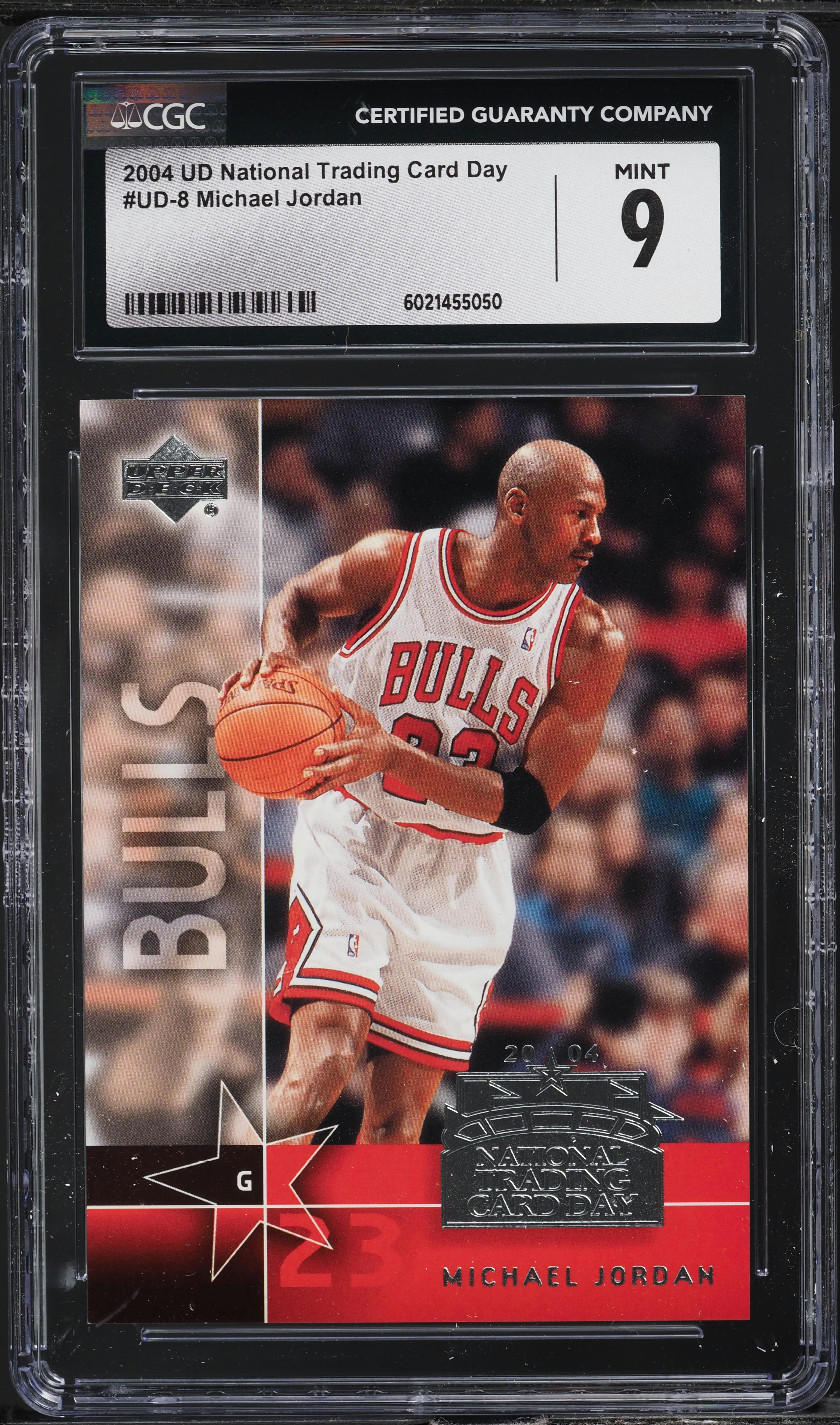 2004 Upper Deck National Trading Card Day Michael Jordan #UD-8 CGC