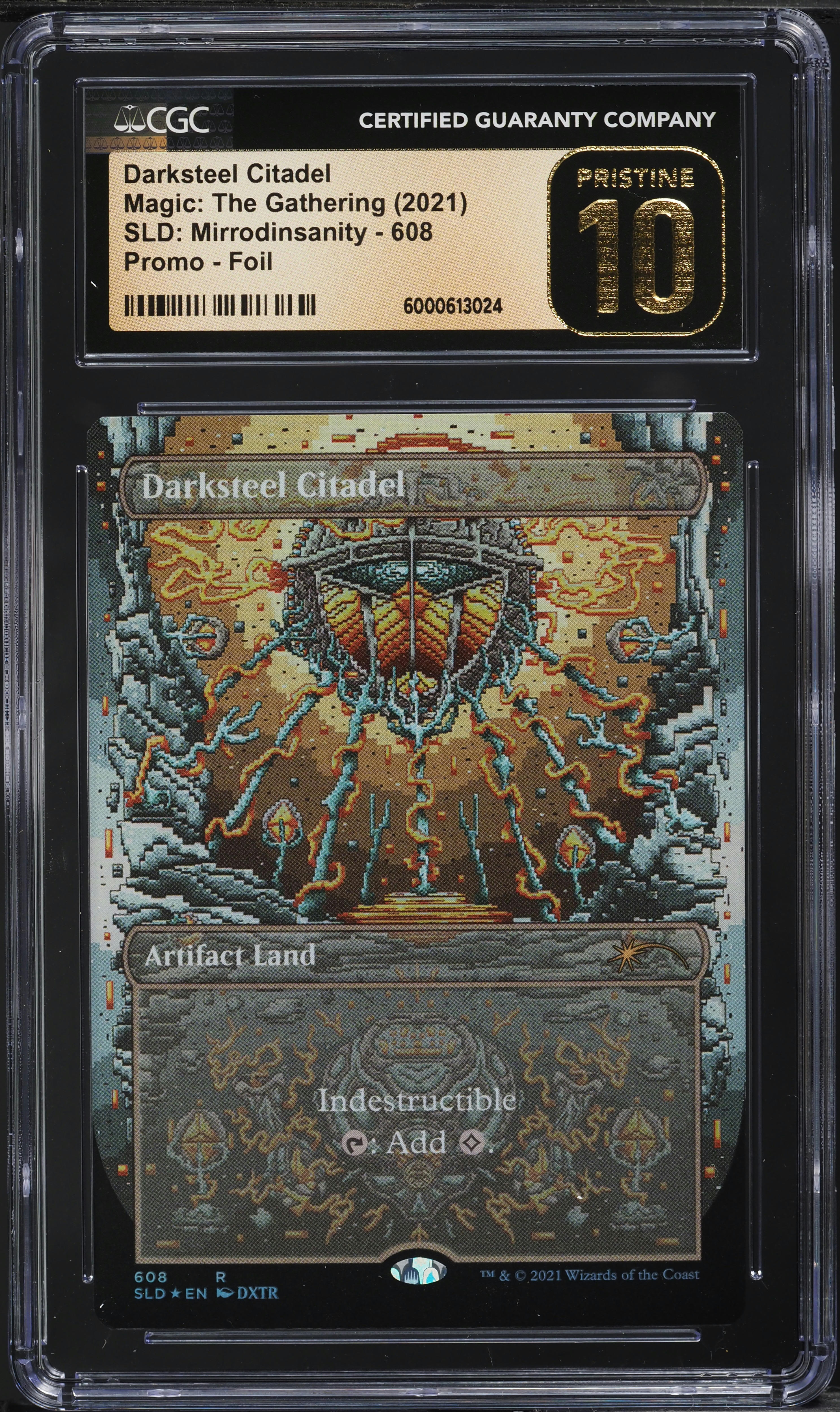 2021 Magic The Gathering Mirrodinsanity Foil Darksteel Citadel CGC
