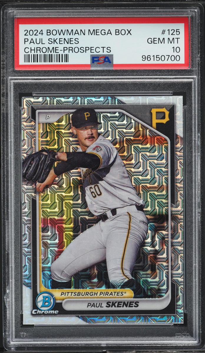2024 Bowman Chrome Mega Box Paul Skenes PROSPECT #BCP-125 PSA 10 GEM MINT
