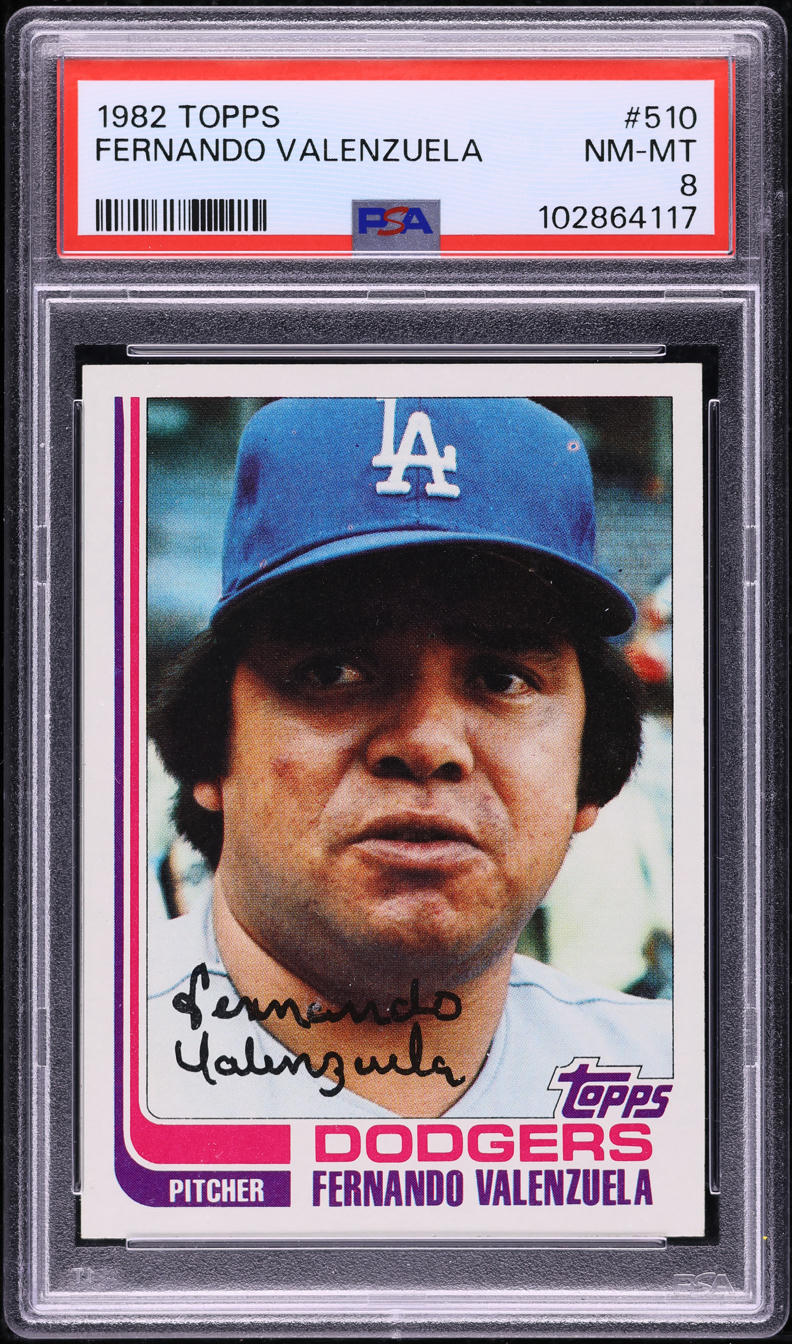 1982 Topps Fernando Valenzuela #510 PSA 8 NM-MT