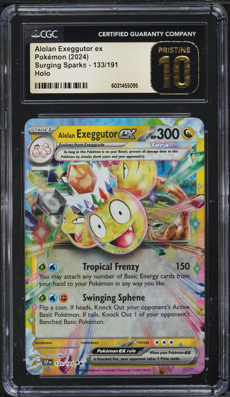 133 191 pokemon card Pokemon Surging Sparks Illustration Rare Cetitan #201 Knock Out 1 of your opponents Benched Basic Pokemon 2024 Pokemon SV Surging Sparks