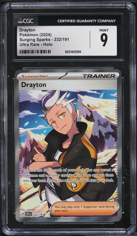 drayton pokemon card 172/131 – Grail Collectibles AZ variation to centering Drayton - SV: Prismatic Evolutions