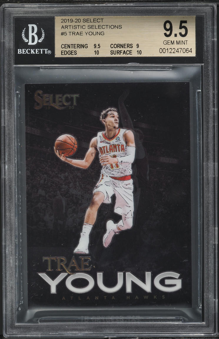 2019 Select Artistic Selections Trae Young #5 BGS 9.5 GEM MINT