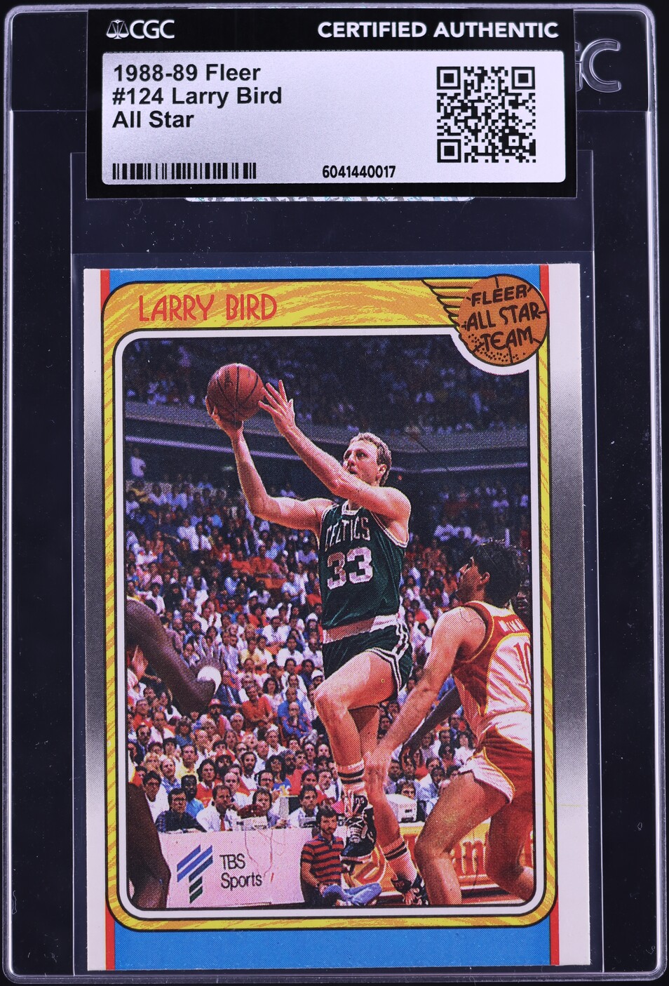 1988 Fleer All-Star Larry Bird #124 CGC AUTH