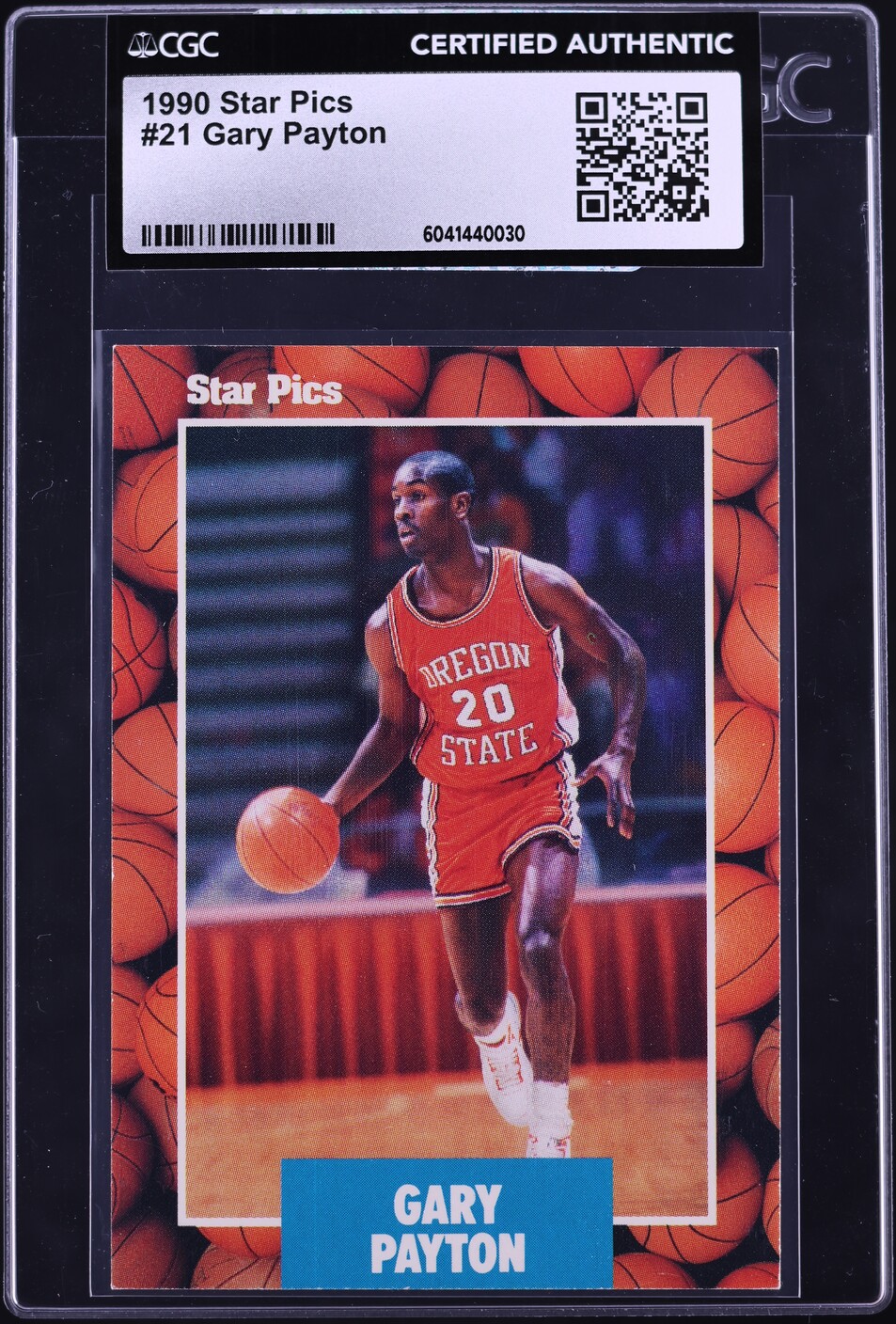1990 Star Pics Gary Payton ROOKIE #21 CGC AUTH