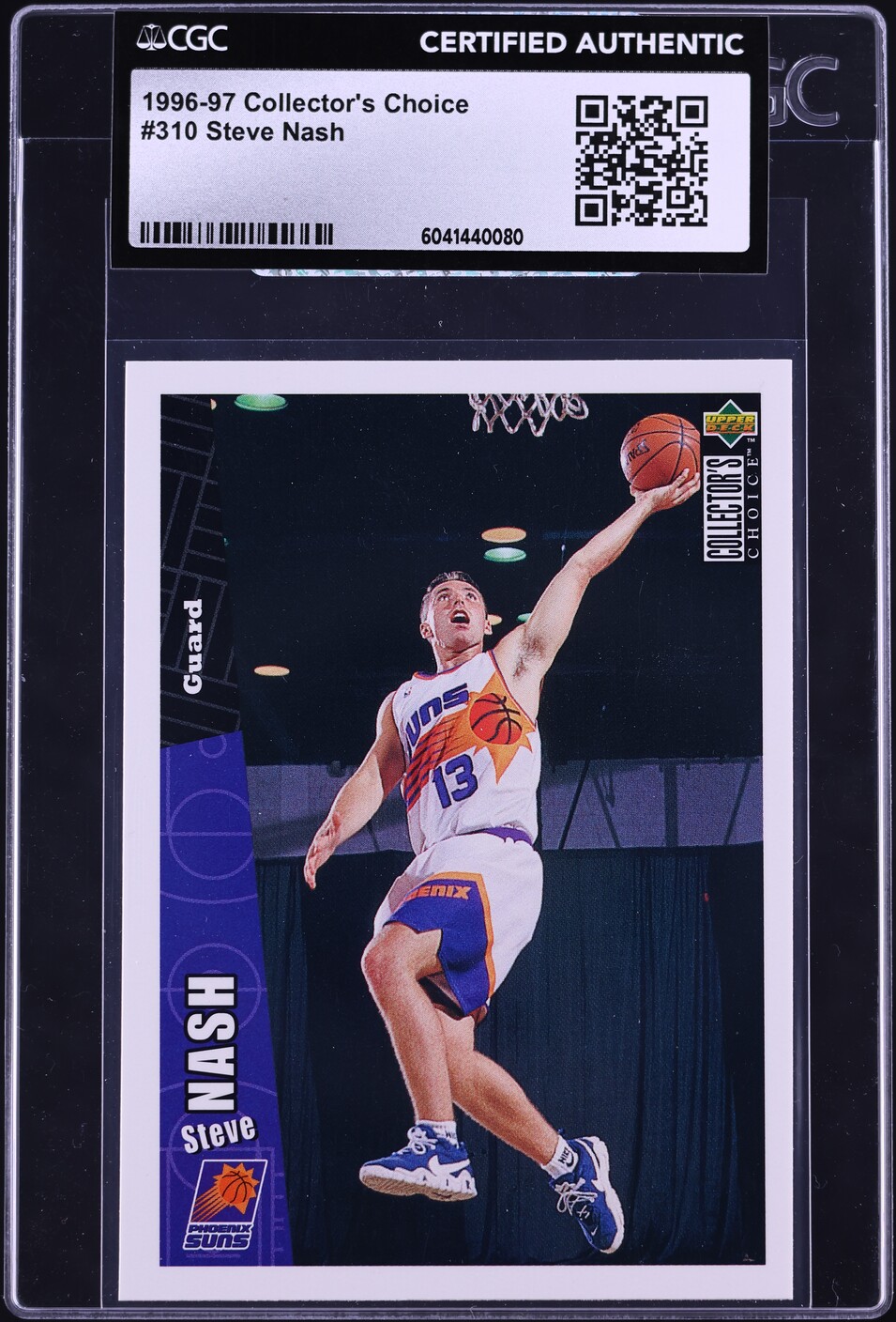 1996 Collector's Choice Steve Nash ROOKIE #310 CGC AUTH