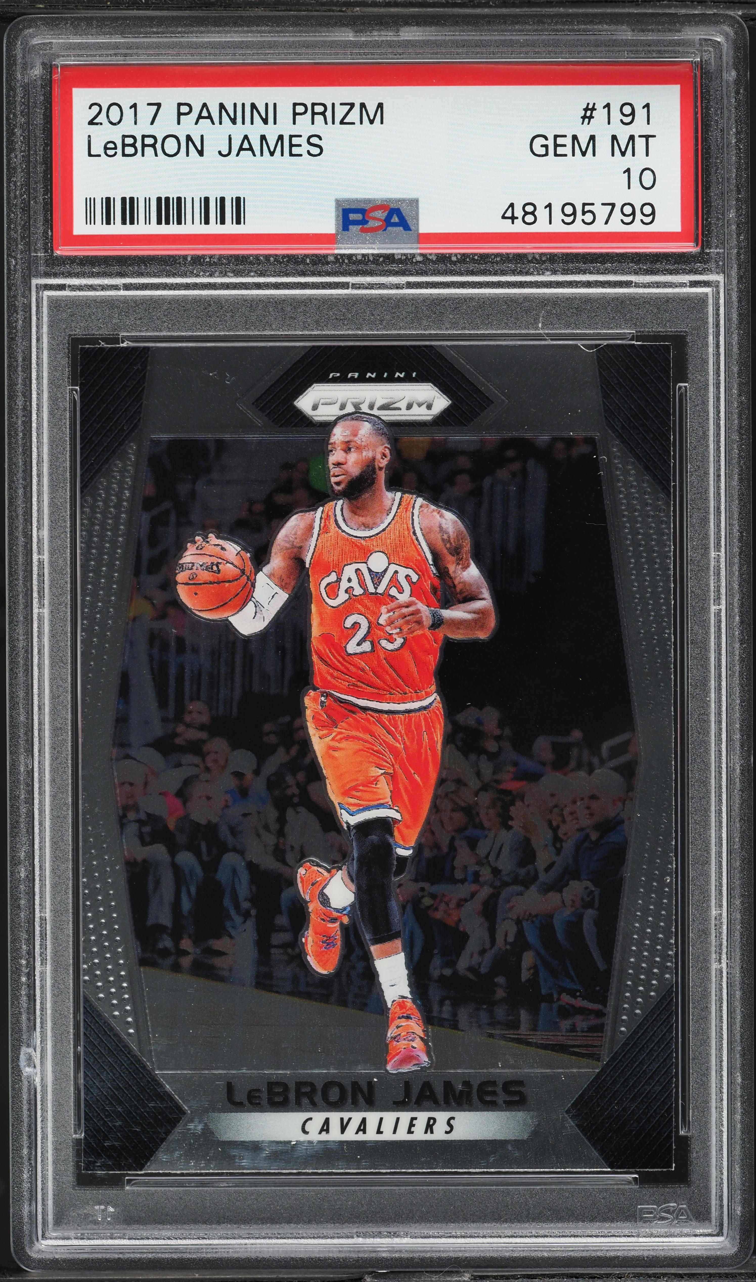 2017 Panini Prizm LeBron James #191 PSA 10 GEM MINT on Fanatics