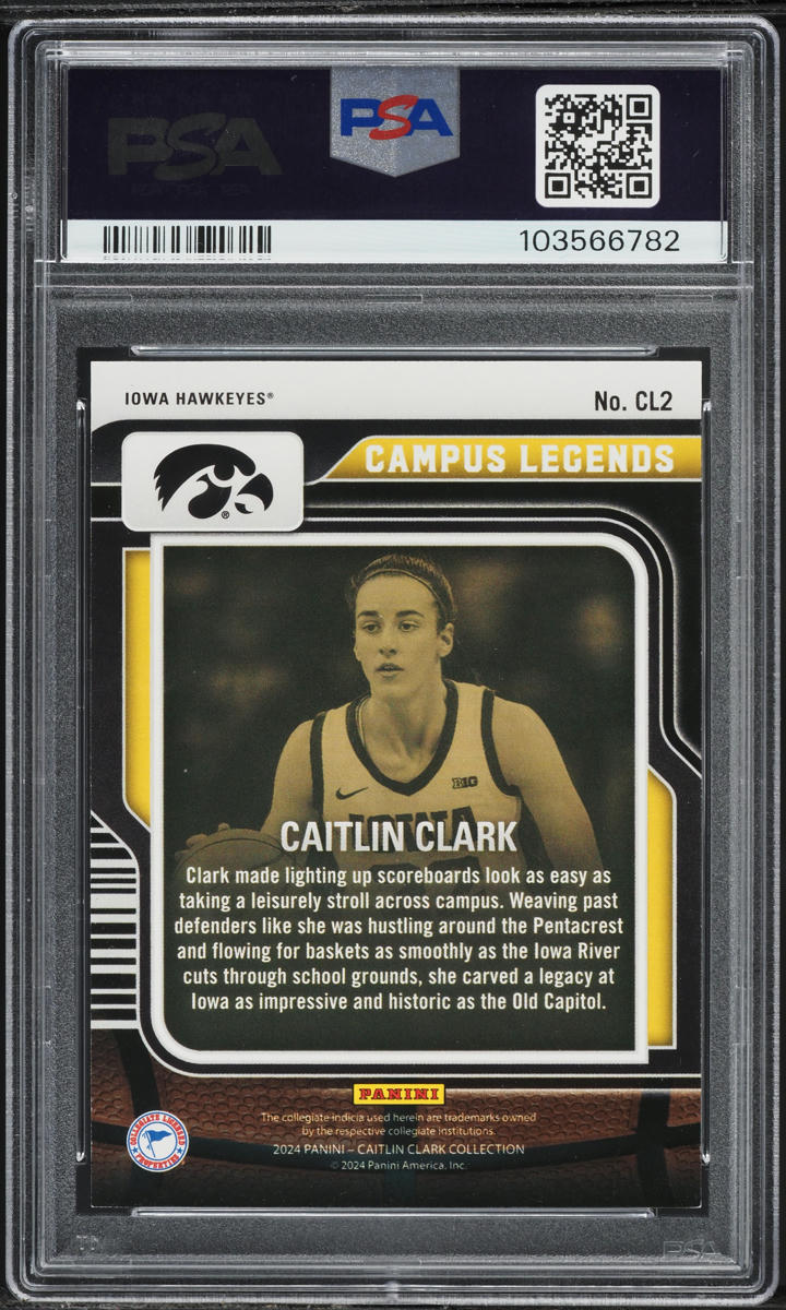 caitlin clark graded card 2024 Panini Collection Caitlin Clark #RBCC Record Breaker Rookie RC Basketball PSA 10 Gem Mint : Collectibles & Fine Art CAITLIN CLARK Card Name Graded 2024 Panini Prizm Caitlin