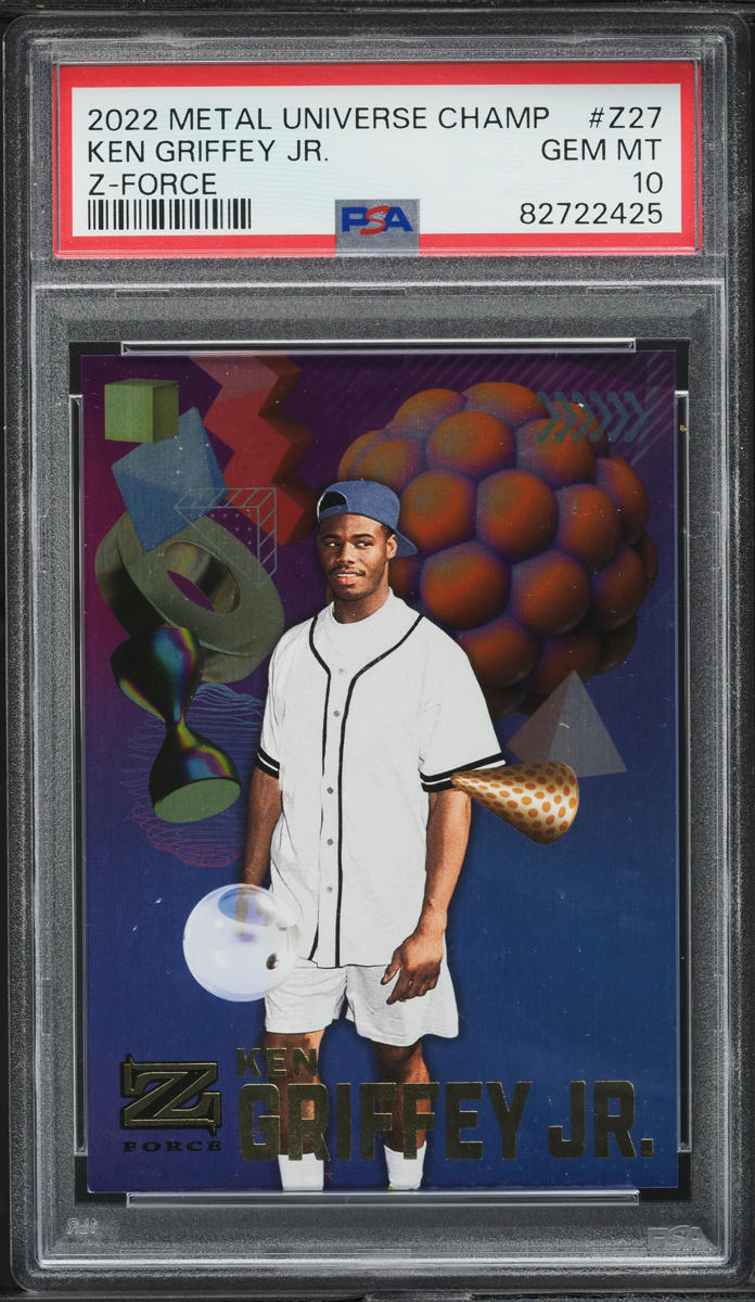 2022 Metal Universe Champions Z-Force Ken Griffey Jr. #Z-27 PSA 10 GEM MINT