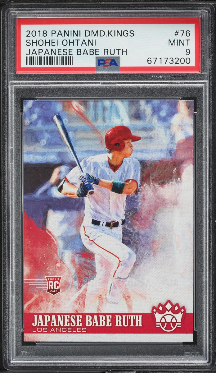 2018 Panini Diamond Kings Name Variation Shohei Ohtani SP ROOKIE #76 PSA 9 MINT