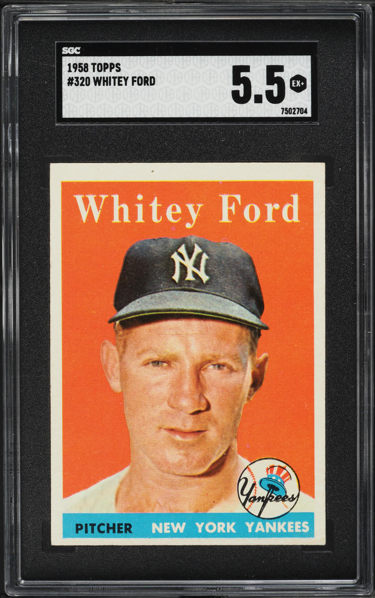 1958 Topps Whitey Ford #320 SGC 5.5 EX+