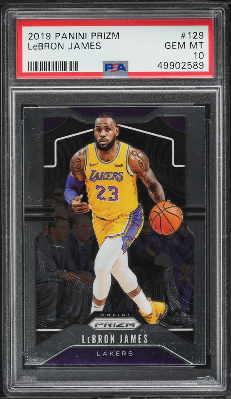 2019 Panini Prizm LeBron James #129 PSA 10 GEM MINT on Fanatics