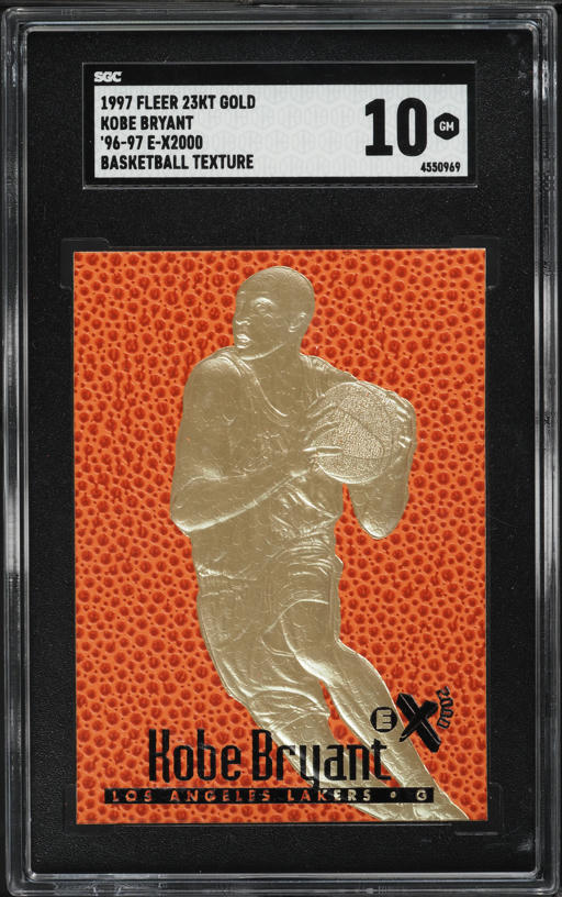 1996 UD3 Hardwood Prospects Kobe Bryant ROOKIE #19 BGS 9.5 GEM