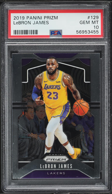 その他 2019 Panini Prizm LEBRON Silver Prizm 2019 Panini Prizm LeBron James #129 PSA 10 GEM MINT on Fanatics