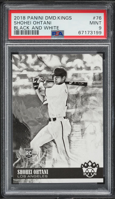 2018 Panini Diamond Kings Black & White Shohei Ohtani ROOKIE #76