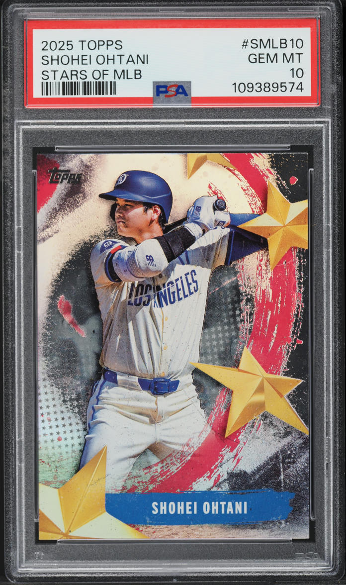 2025 Topps Stars Of MLB Shohei Ohtani #SMLB-10 PSA 10 GEM MINT on 