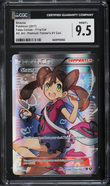 shauna pokemon card value PSA 8 - - - Fusion Strike Evolves from null Rules Shuffle your hand into your deck Shauna (Rainbow Rare) - 278/264