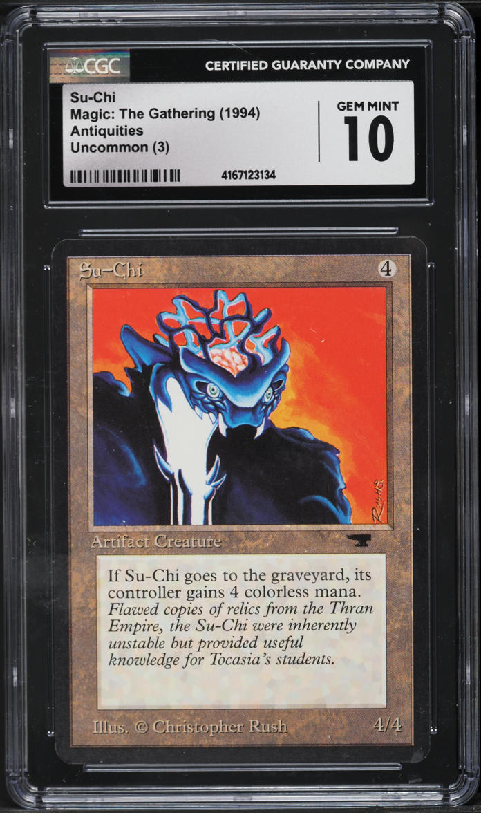 1994 Magic The Gathering MTG Antiquities Su-Chi CGC 10 GEM MINT