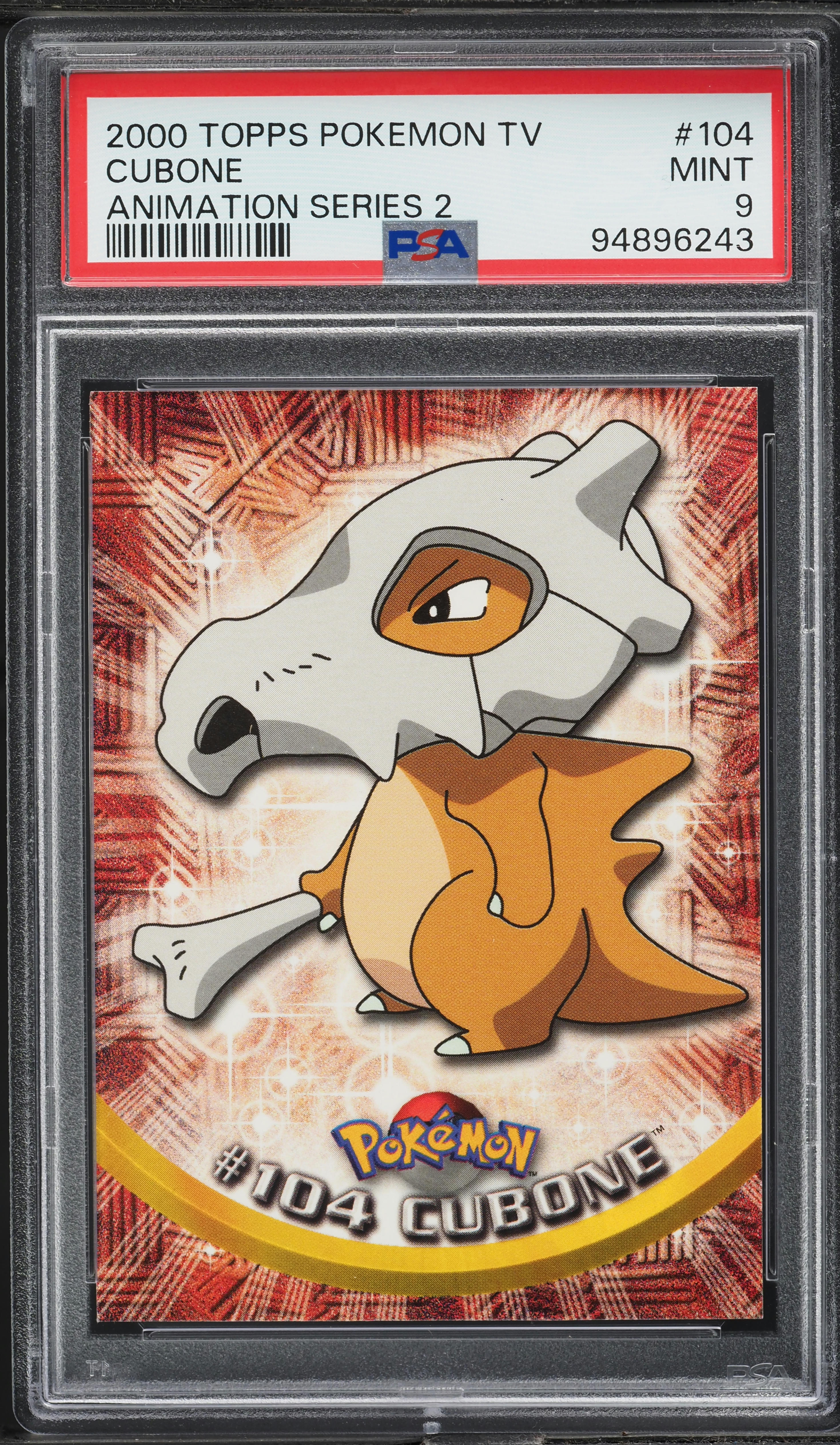 2000 Topps Pokemon Series 2 Cubone #104 PSA 9 MINT on Fanatics Collect 2000 Topps Pokemon Series 2 Cubone #104 PSA 9 MINT on Fanatics Collect