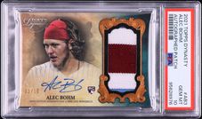 2021 Topps Dynasty Alec Bohm ROOKIE PATCH AUTO /10 #DAP-AB3 PSA 10