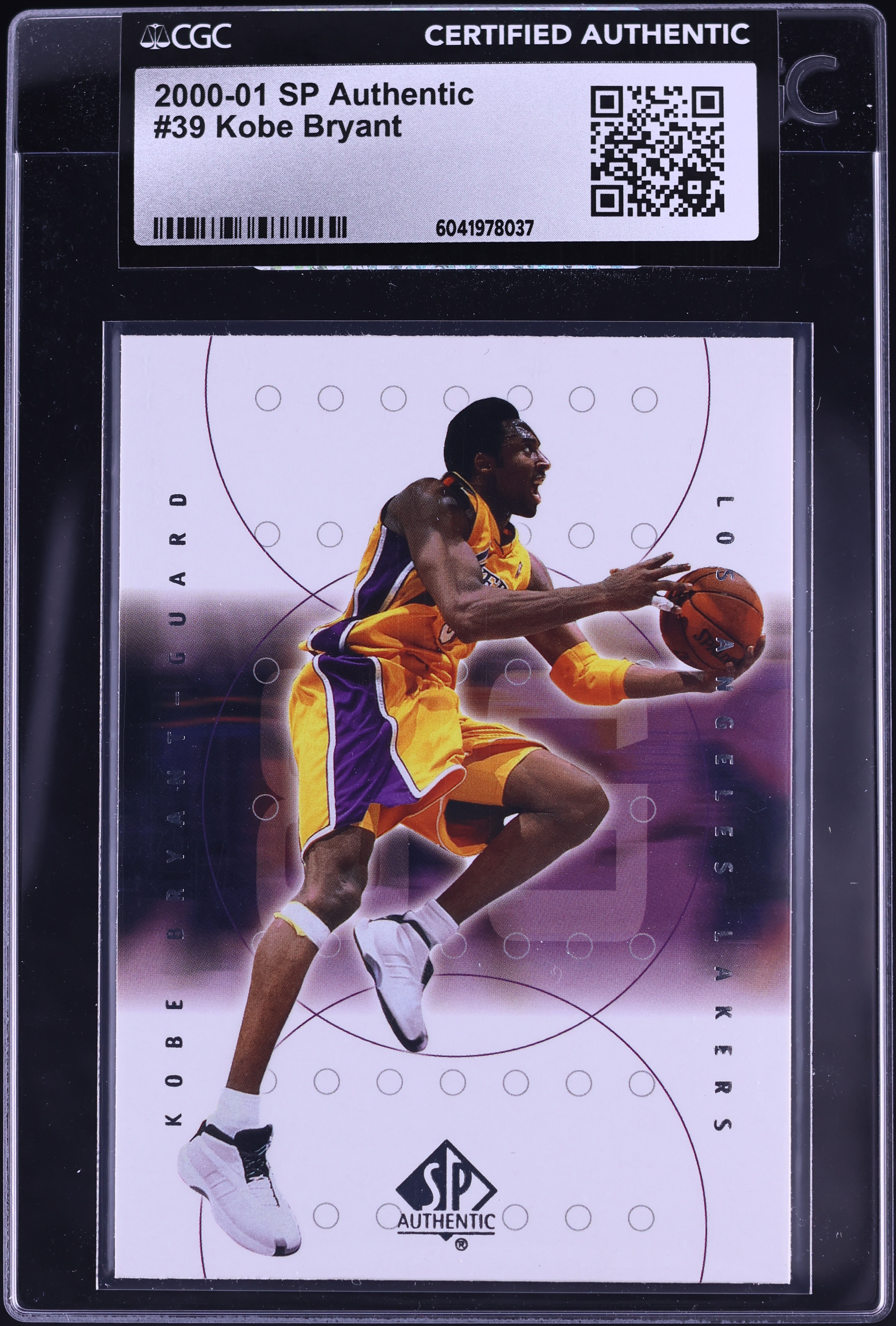 2000年 スーパー耐久 ColleCa JFB Collection カード 2000 SP Authentic Kobe Bryant #39 CGC AUTH on Fanatics Collect
