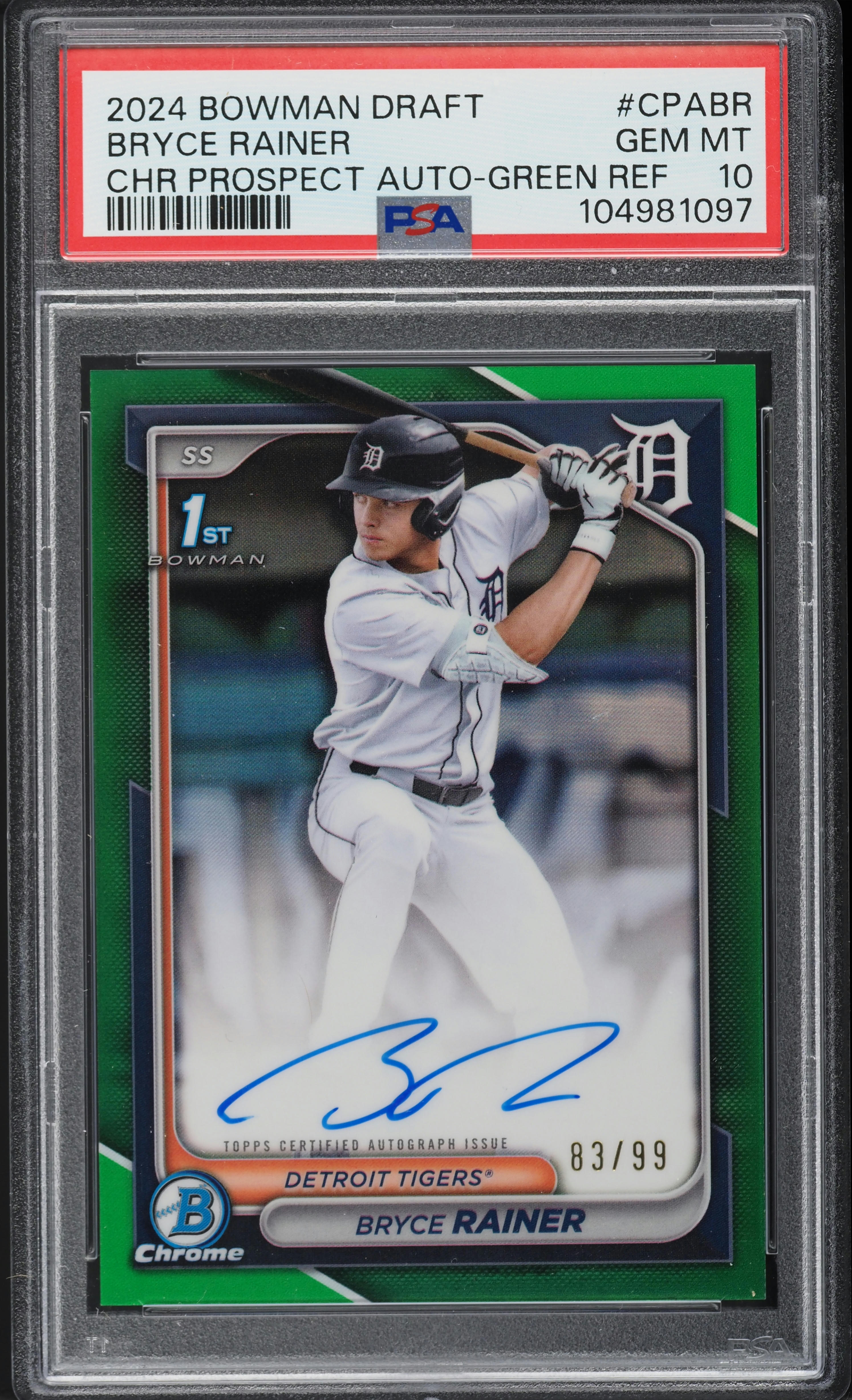 2012 Bowman Green Ref Bryce Harper RC | RELIABYTICS.COM