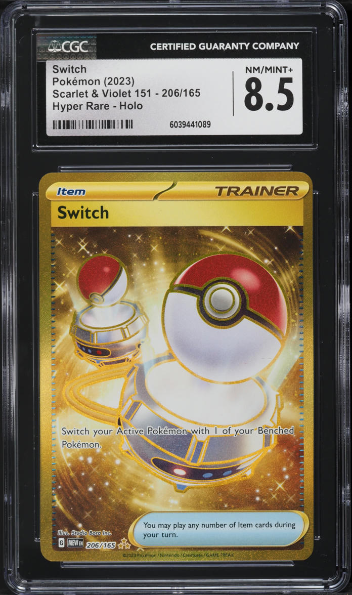 gold switch pokemon card 206/165 (206/165) Listed cards may have imperfections. Switch 206/165 Scarlet & Violet