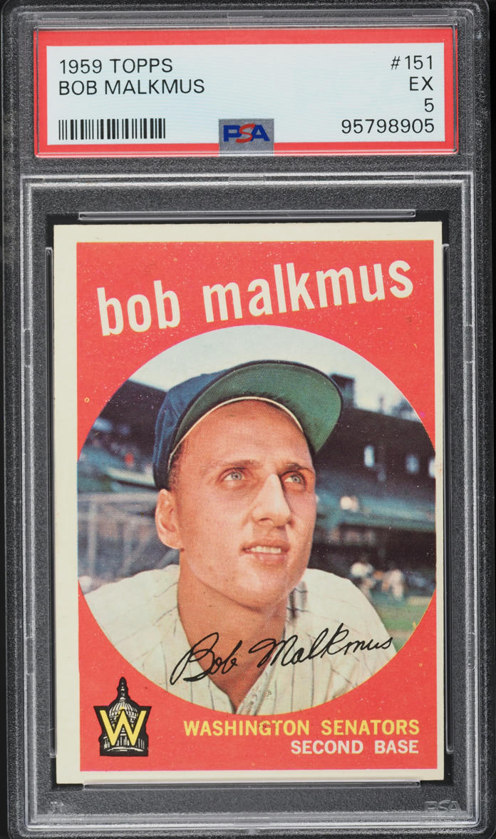 1959 Topps Bob Malkmus #151 PSA 5 EX