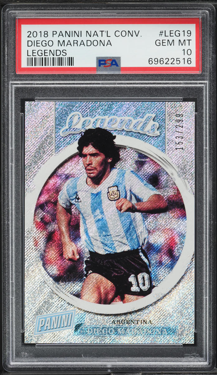 2018 Panini National Convention Legends Diego Maradona /299 #LEG19