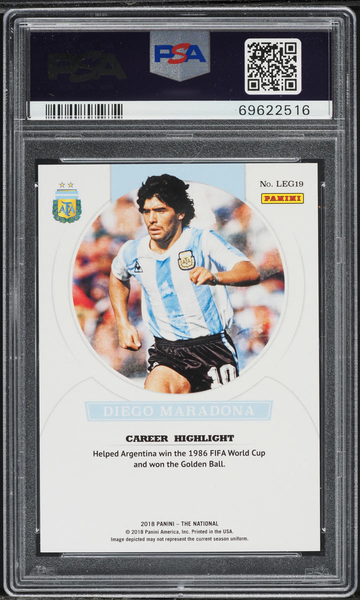 2018 Panini National Convention Legends Diego Maradona /299 #LEG19 2018 Panini National Convention Legends Diego Maradona /299 #LEG19