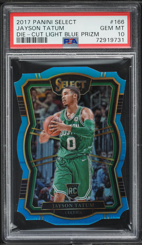2017 Select Signatures Jayson Tatum ROOKIE AUTO /199 #JAY PSA 10