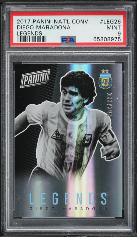 2017 Panini National Convention Legends Diego Maradona /299 #LEG26
