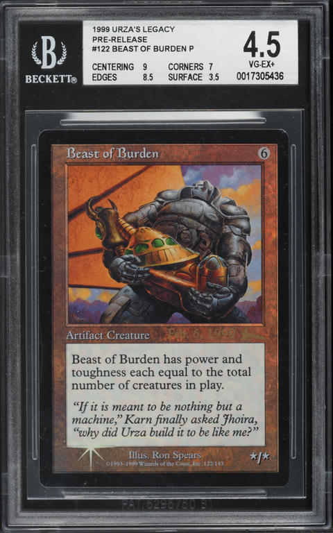 1999 Magic The Gathering MTG Urza