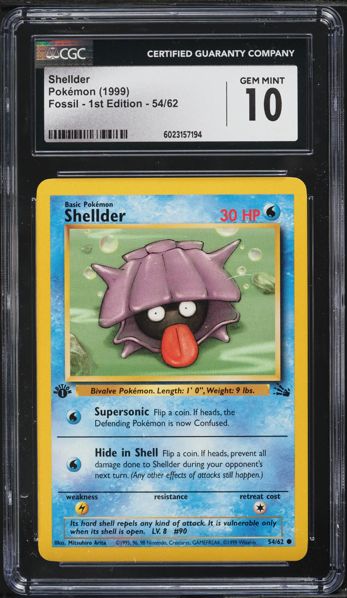 first edition shellder pokemon card POKMON GAME S7R 018/067 C If heads Pokemon Card Shellder Cloyster 2