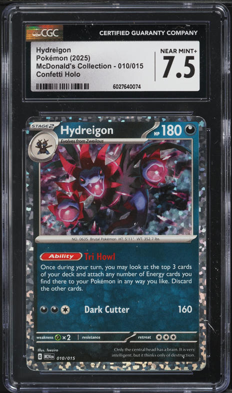 hydreigon pokemon card mcdonalds Pokmon McDonald's 2025 English cards toy 10 complete.  Infini Comix / Infinite Comics Hydreigon 2025 McDonalds Happy Meal