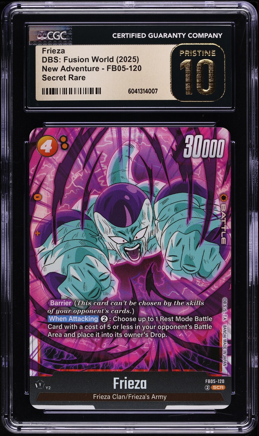 2025 DBS: Fusion World New Adventure Frieza #FB05-120 CGC 10 PRISTINE on  Fanatics Collect