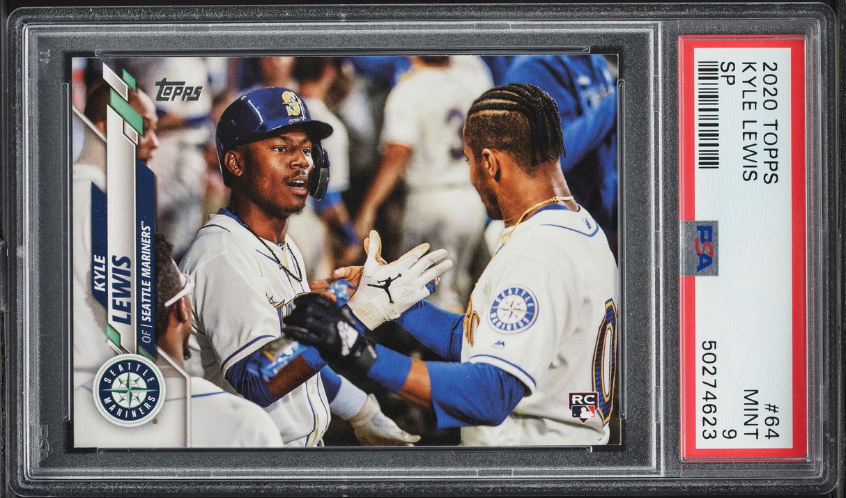 2020 Topps Variations Kyle Lewis SP ROOKIE #64 PSA 9 MINT