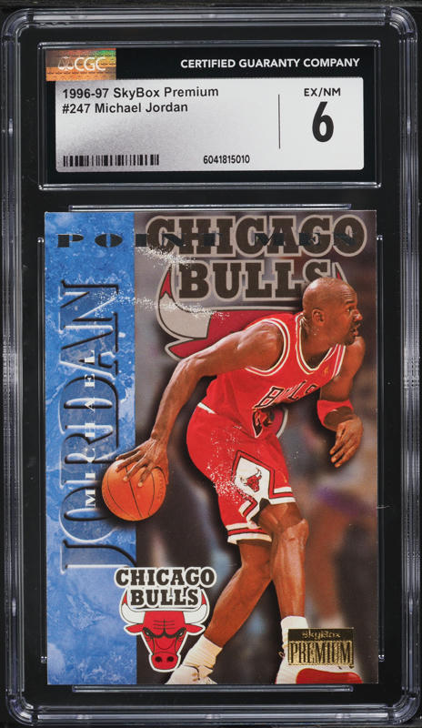 1996 Skybox Premium Michael Jordan #247 CGC 6 EXMT on Fanatics Collect