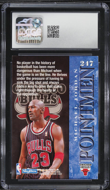 1996 Skybox Premium Michael Jordan #247 CGC 6 EXMT on Fanatics Collect