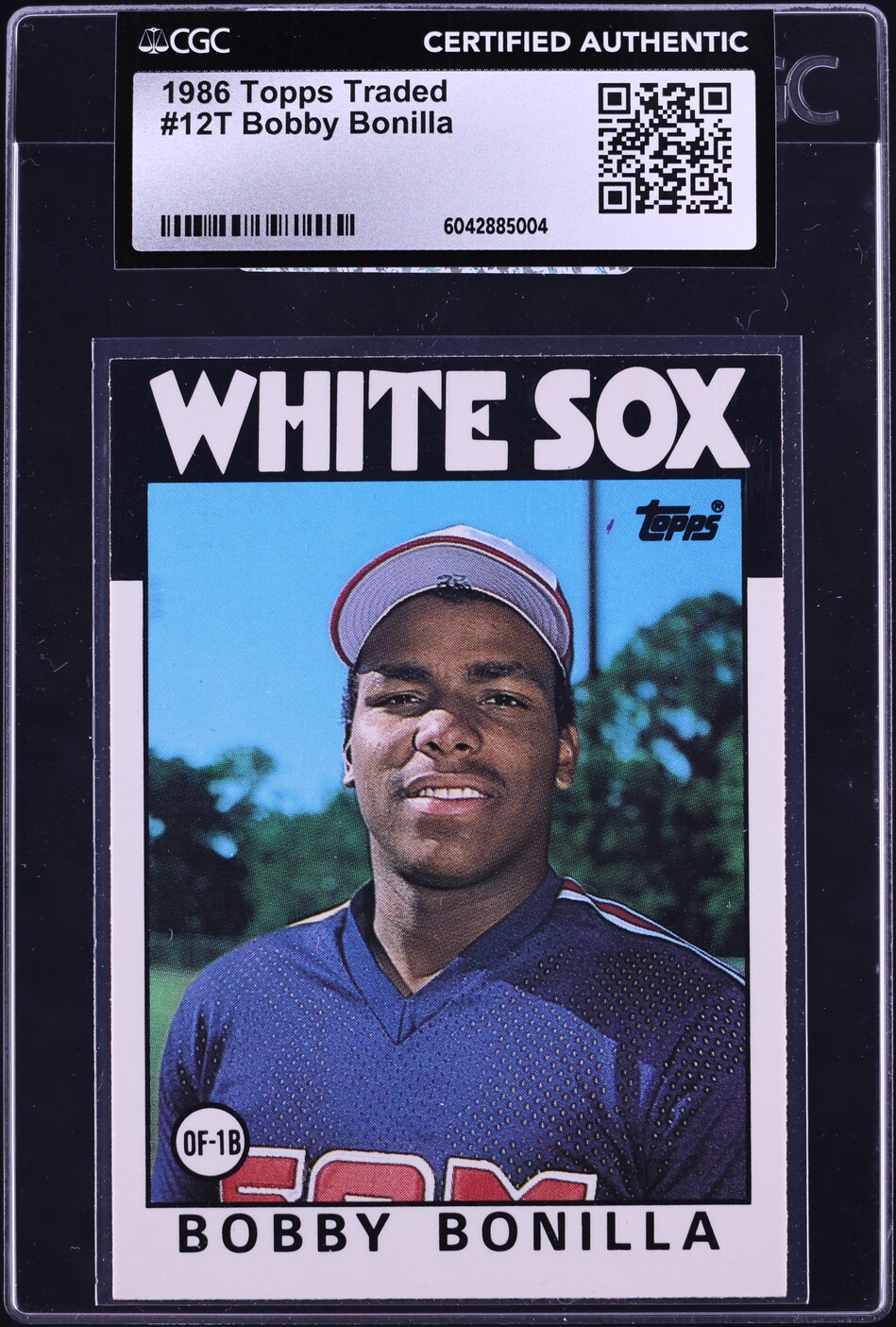 1986 Topps Traded Bobby Bonilla ROOKIE #12T CGC AUTH