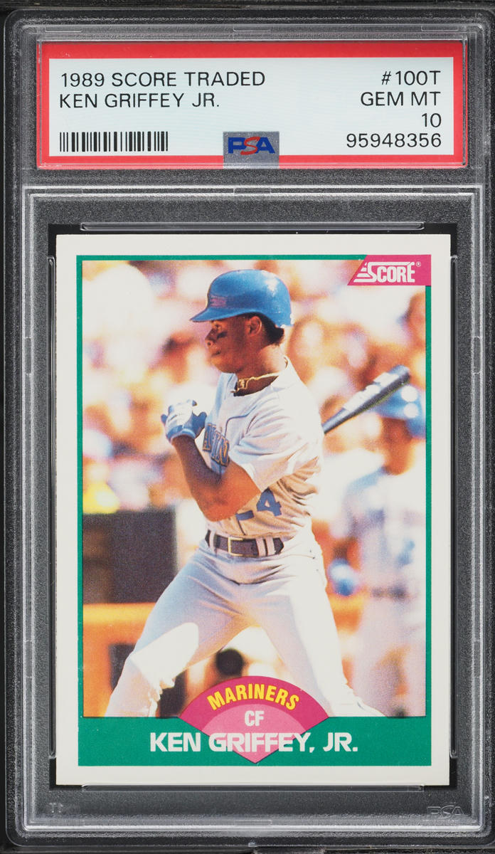 1989 Score Traded Ken Griffey Jr. ROOKIE #100T PSA 10 GEM MINT