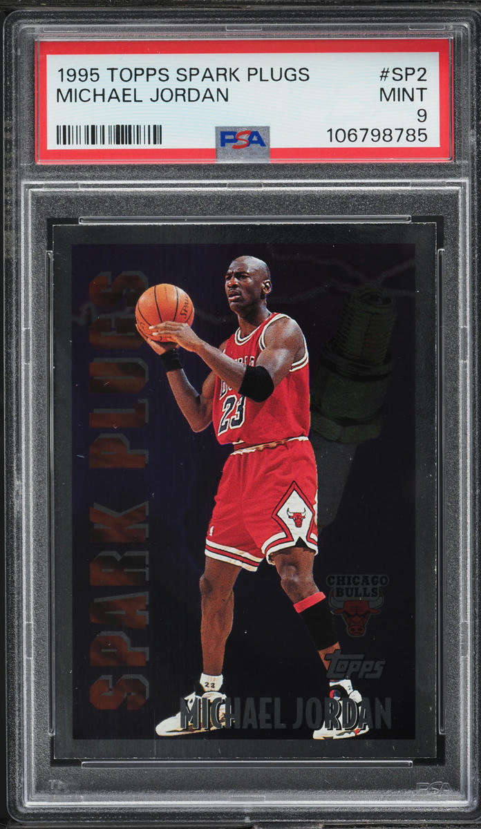 1995 Topps Basketball Spark Plugs Michael Jordan #SP2 PSA 9 MINT