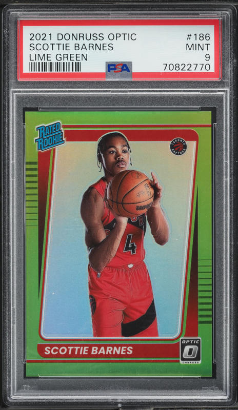 2021 Panini Prizm Mojo Scottie Barnes ROOKIE /25 #320 PSA 9 MINT