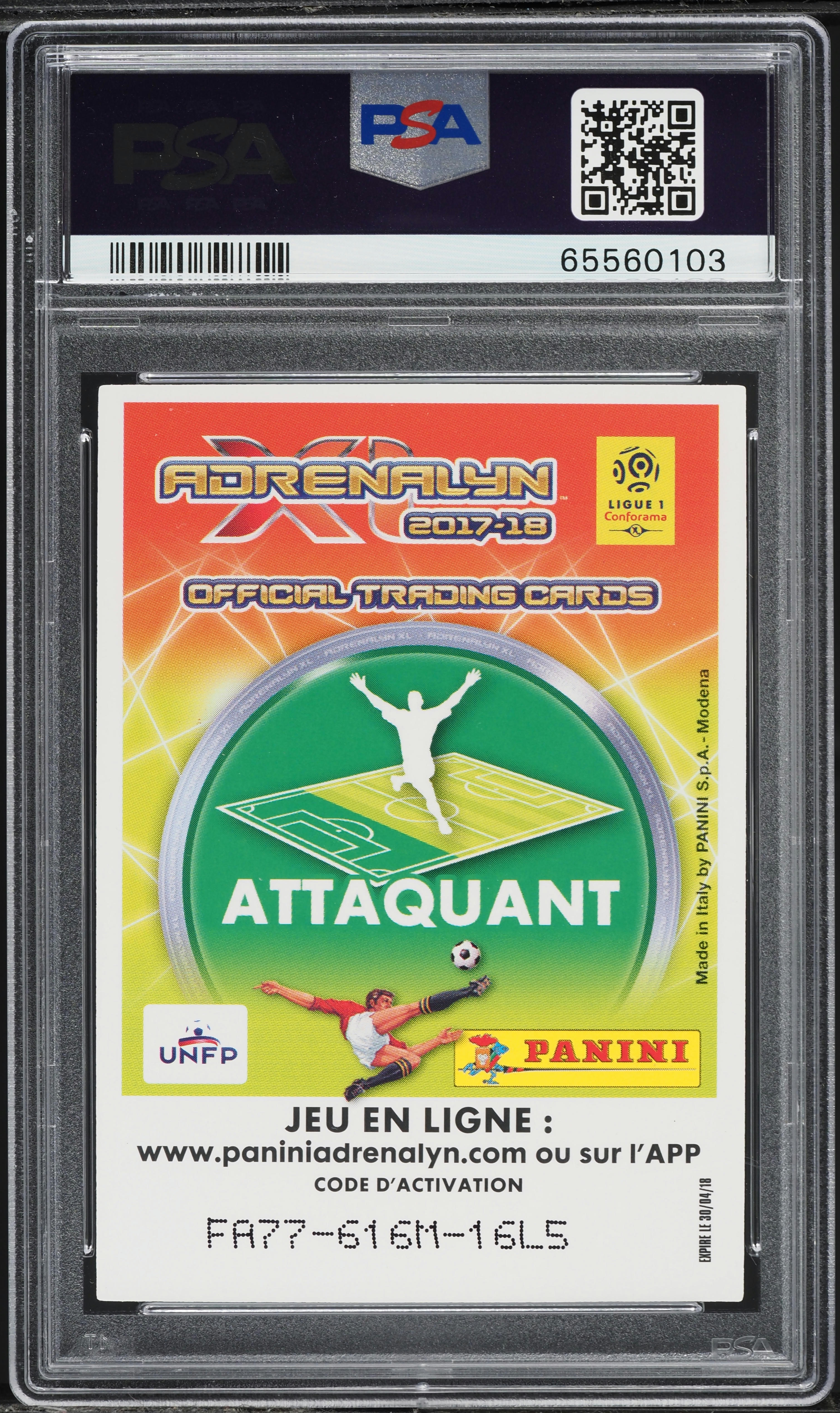 2017 Panini Ligue 1 Adrenalyn XL Edition Limitee Kylian Mbappe